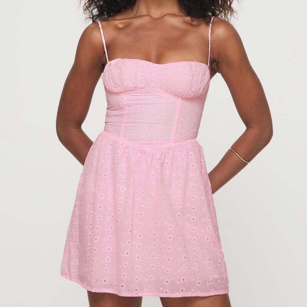 Princess Polly Pink Bustier Mini Dress Size 6